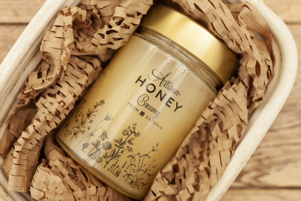 Artisan Honey kreemjas õiemesi puidust kinkekarbis