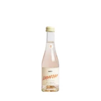 Nudist Rabarbra MINI 200 ml rabarberivahuveini pudel kreemja etiketiga
