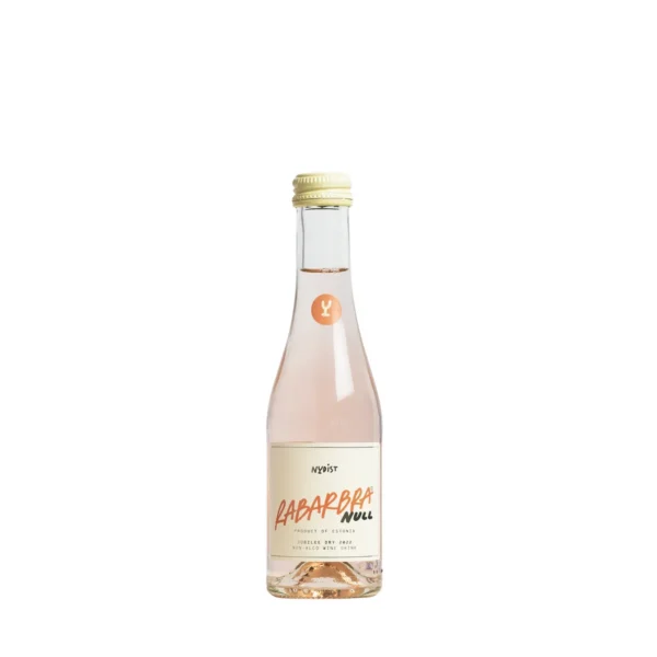 Nudist Rabarbra NULL MINI 200 ml alkoholivaba rabarberivahuveini pudel