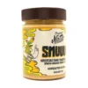 Natty Smuuud organic peanut butter in a 333 g glass jar, front label