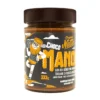 Natty Choco Manolo peanut butter with dark chocolate in a 333 g glass jar