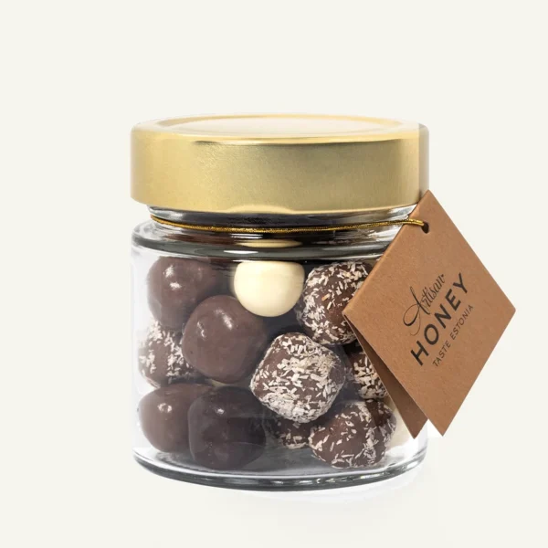 Kookospallid kolme šokolaadiga 110 g