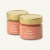 Honey with strawberries