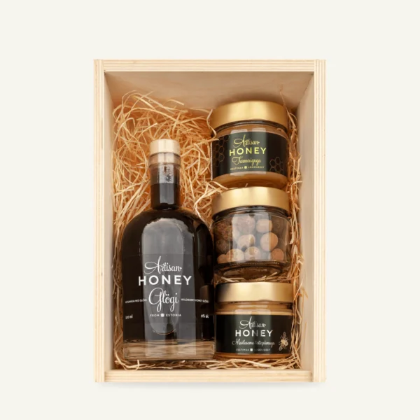 Glögg, two honeys and chocolate gift box