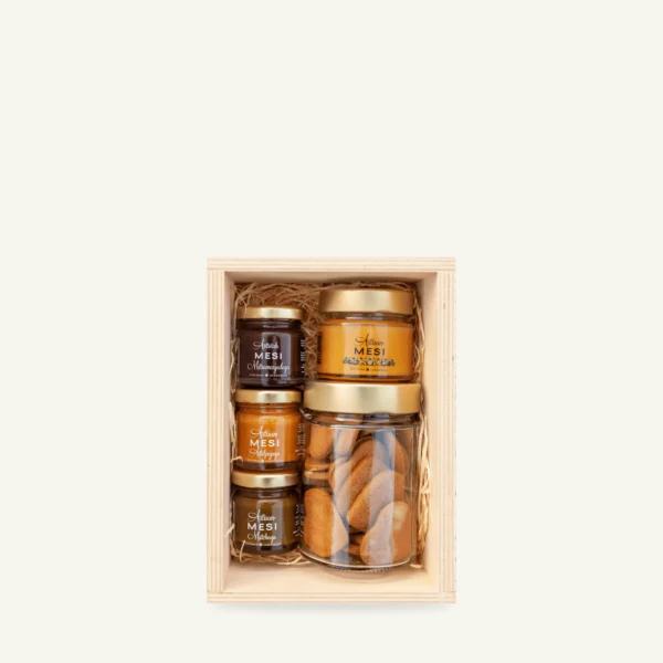 Four honeys and gingerbread gift box