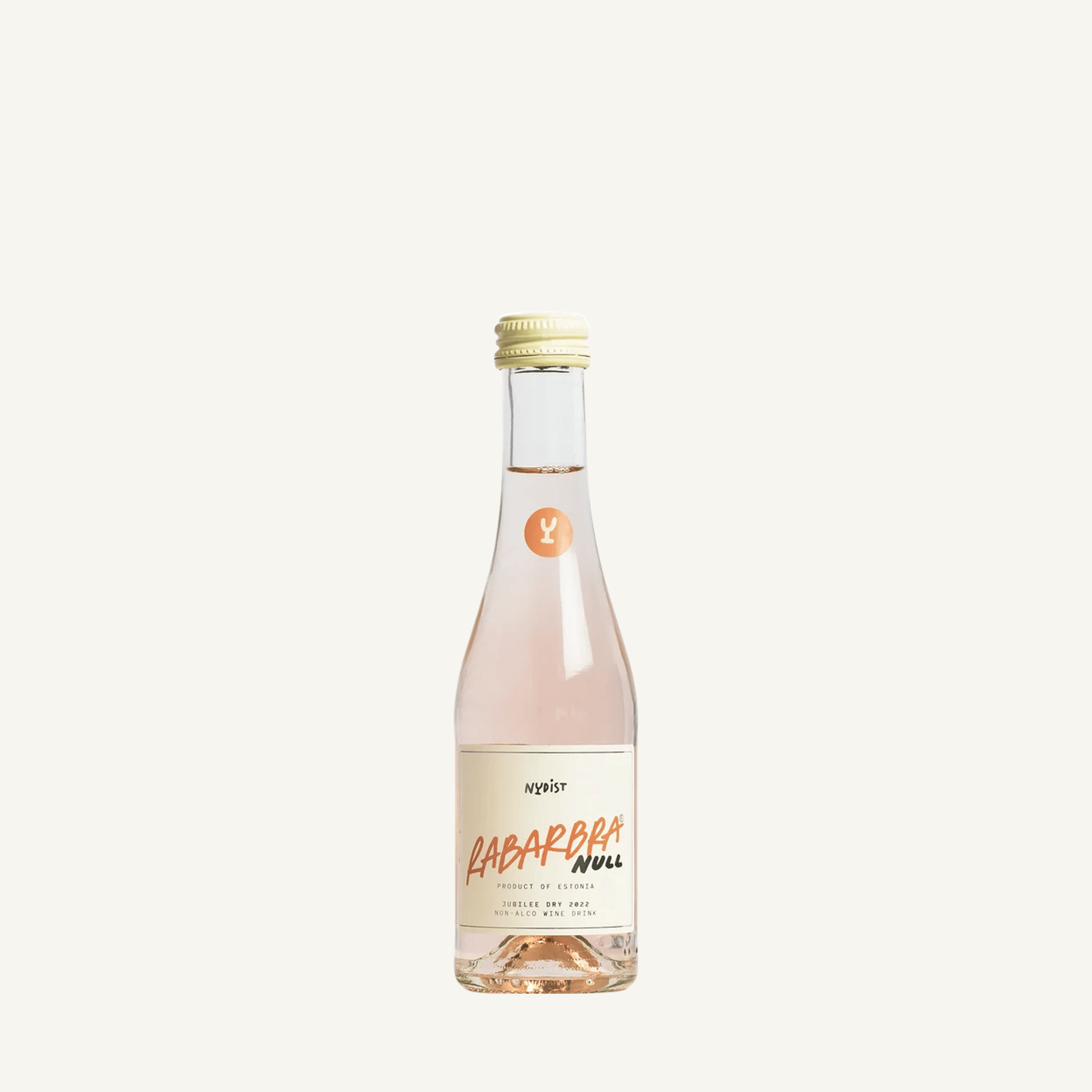 Nudist Rabarbra NULL MINI – alkoholivaba rabarberivahuvein 20 cl