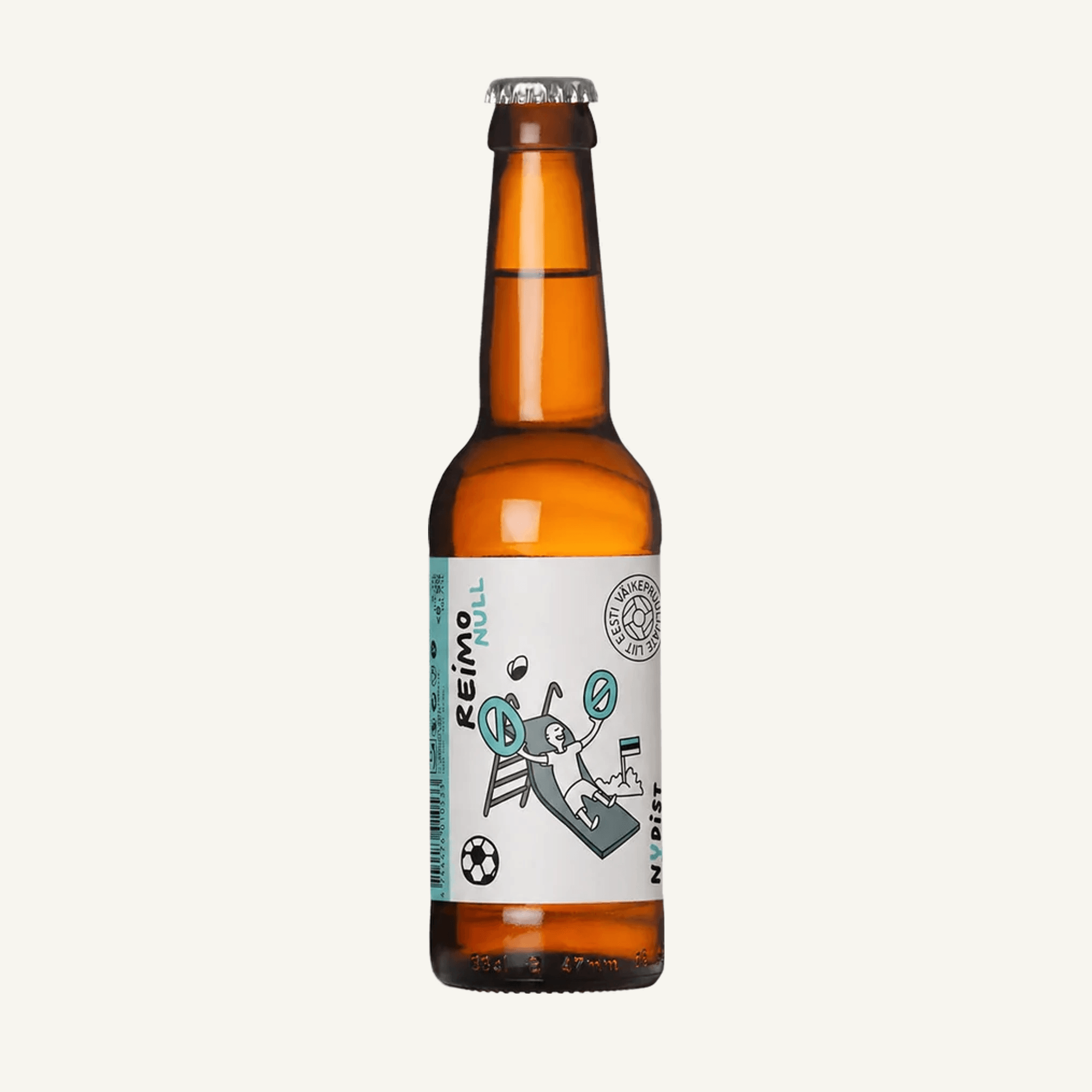 Nudist Reimo Null – alkoholivaba hele õlu 0,0% 33 cl