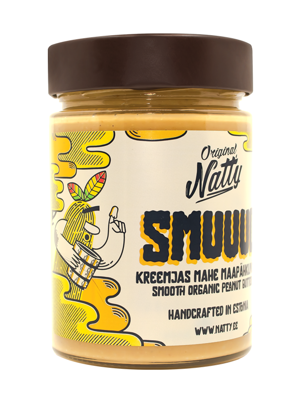 Natty Smuuud – kreemjas mahe maapähklivõie 333 g